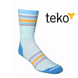 美國原裝【TEKO】 女有機排汗羊毛中統襪