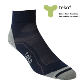 美國原裝【TEKO】 男排汗美麗諾羊毛多功能短襪
